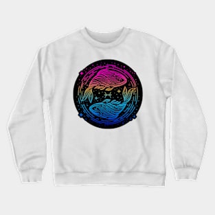 Pisces Sketch RGB Crewneck Sweatshirt